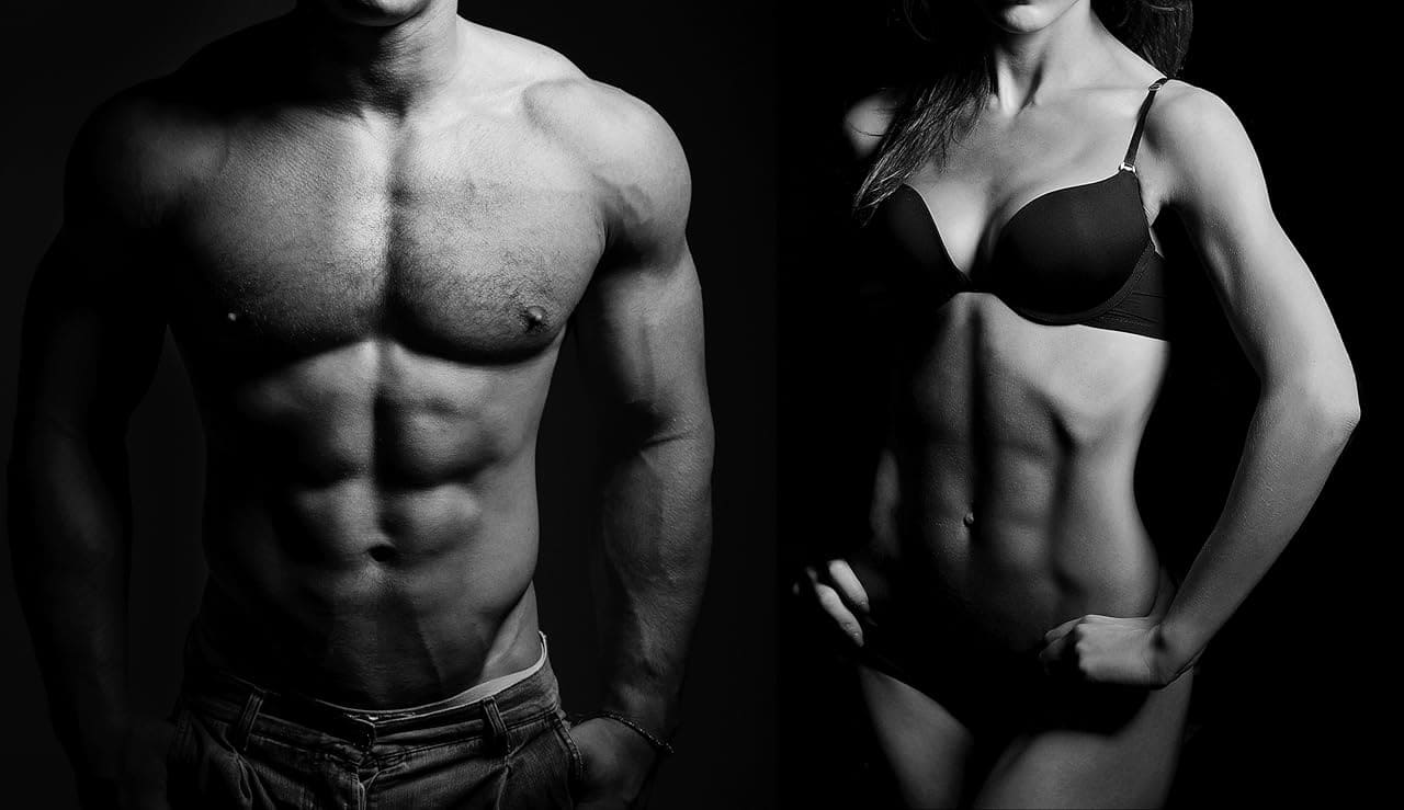 2 Fit bodies man and woman