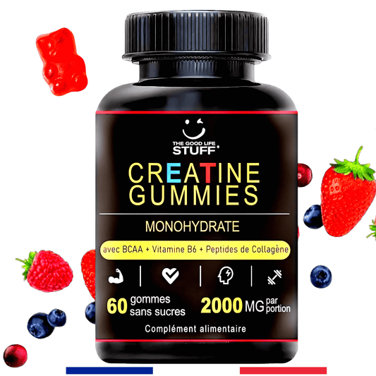 Creatine Monohydrate Gummies/BCAA/Pre Workout/Collagen/Vitamin B6/Women/Men/Vegan/Sugar-free/Gluten-free/Non-GMO on Amazon